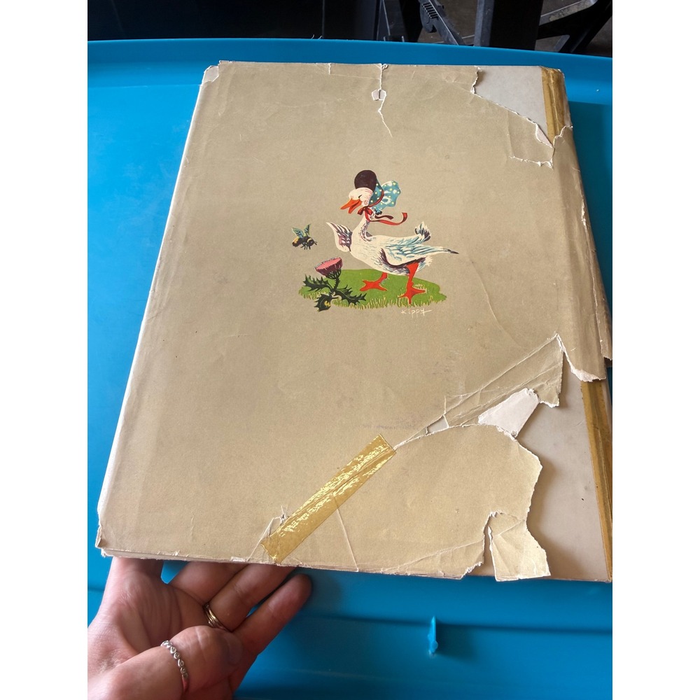 Vintage 1946 Mother Goose Carolyn Wells Edition Garden City Publishing Co Book - Picture 2 of 6